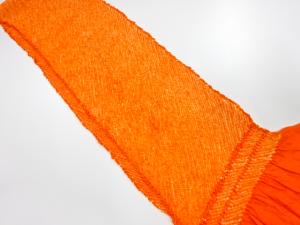 正絹　振袖用　絞り　帯揚げ